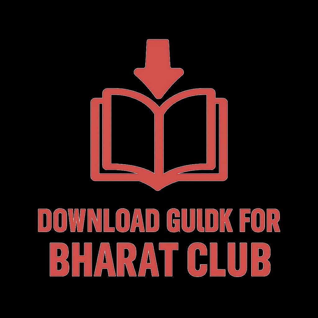 A square icon representing the Bharat Club Download Guide.