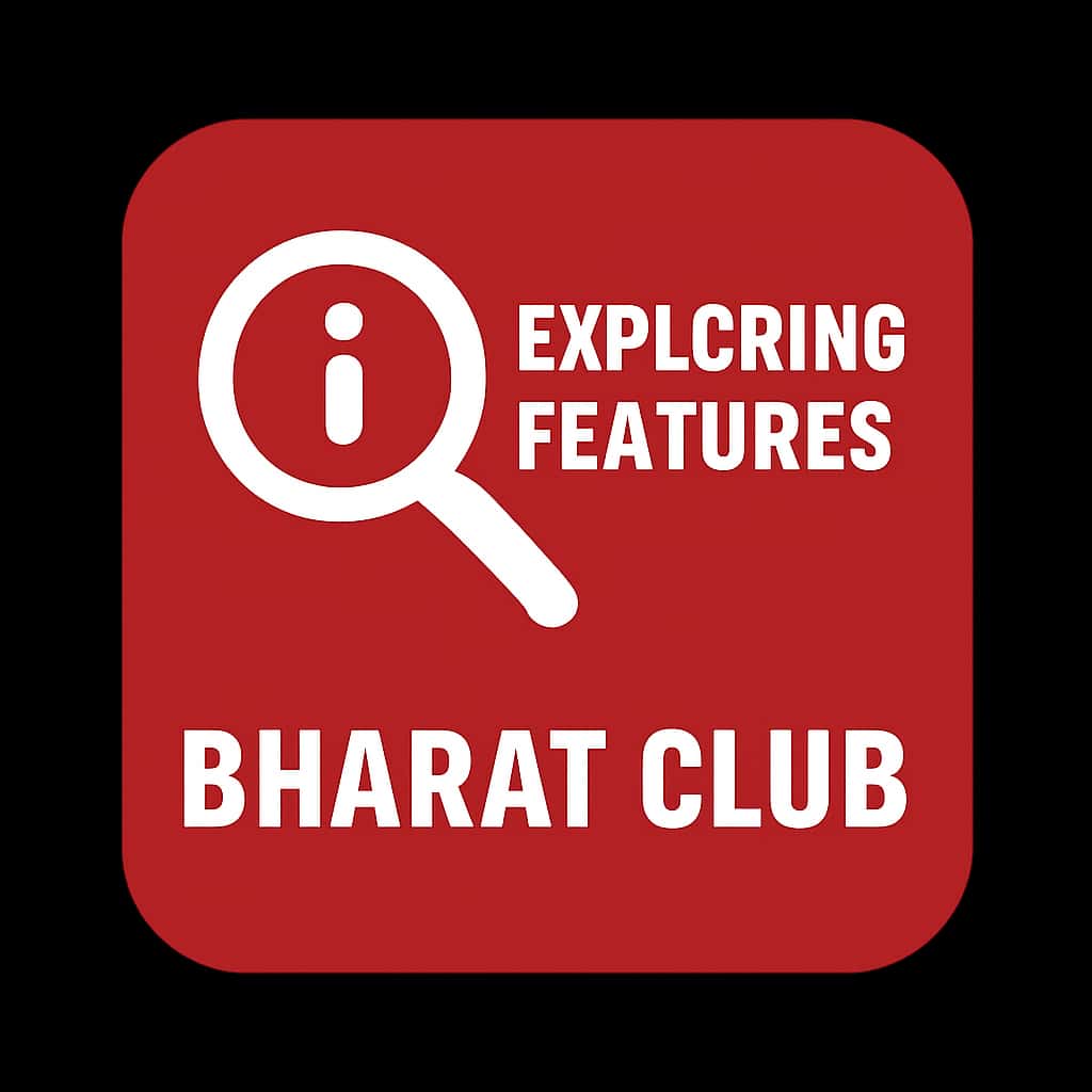 Icon representing Bharat Club application features.