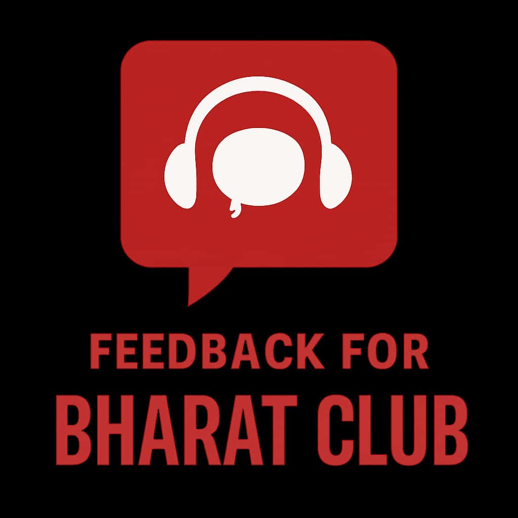 An icon representing feedback for Bharat Club.