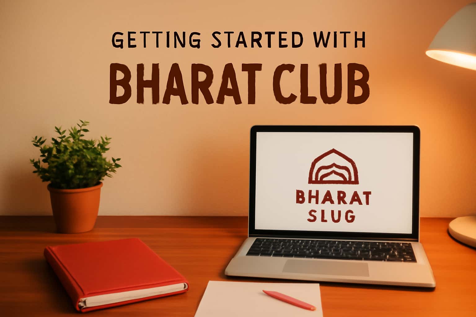 Informational scene about Getting Started with Bharat Club.