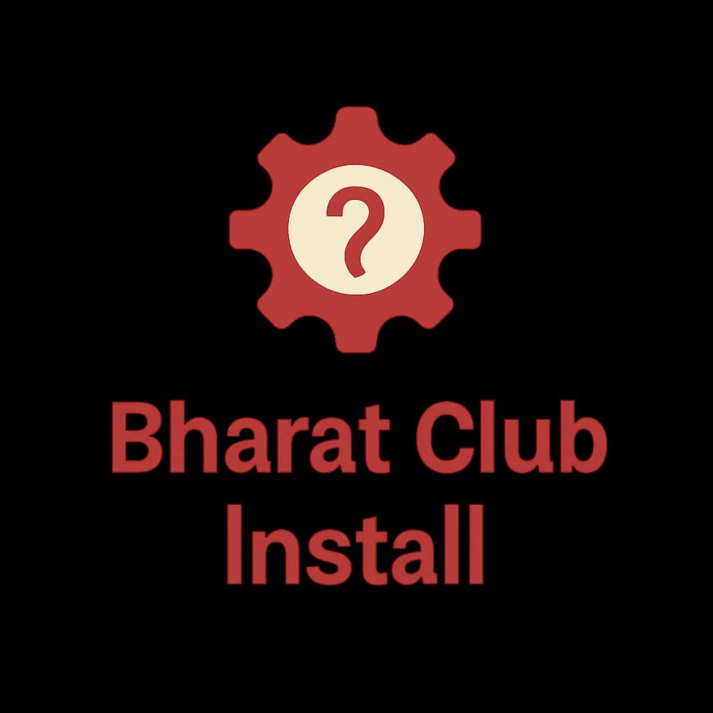Icon representing Bharat Club Install guidance.