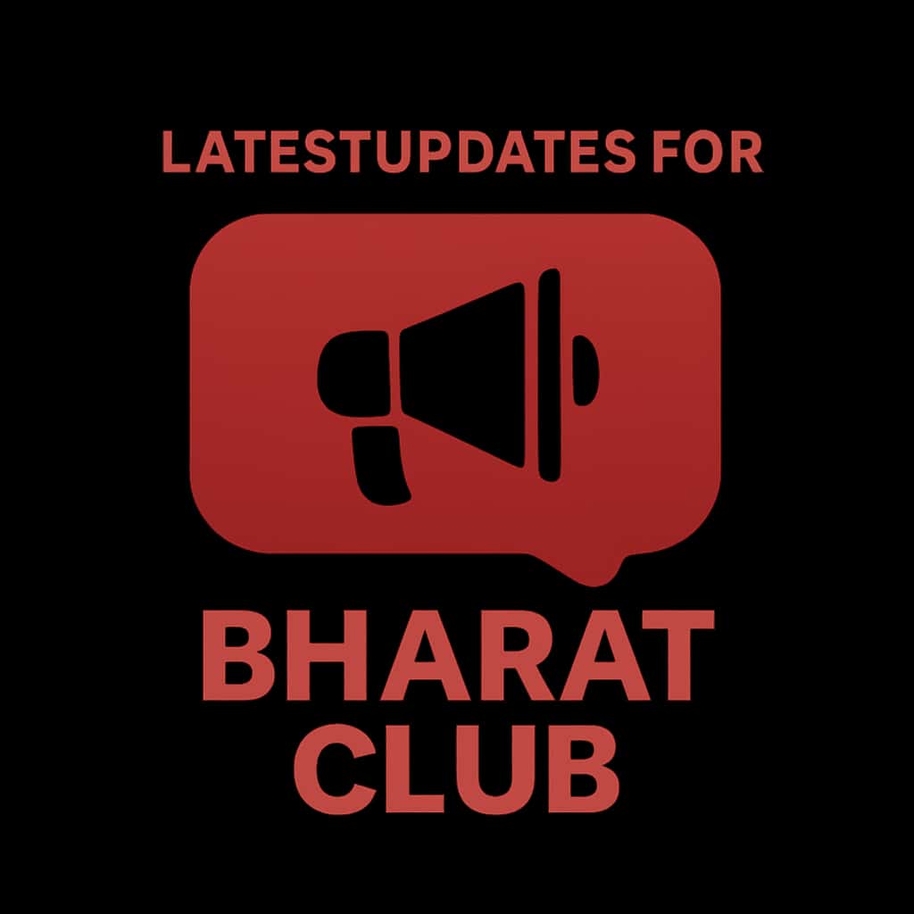 A badge representing the Latest Updates for Bharat Club.