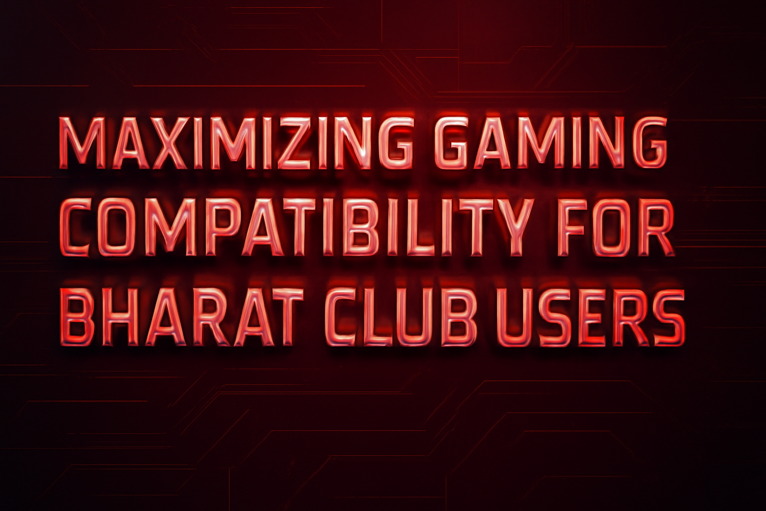 An informational graphic depicting Bharat Club Requirements