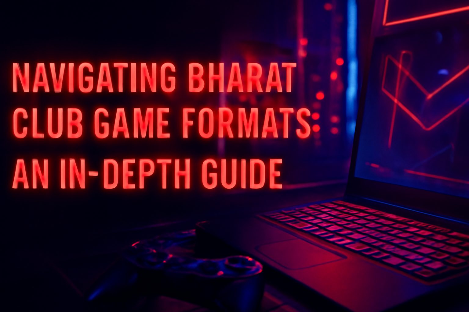 An informative visual representation of the Bharat Club App features with appropriate text and colors.