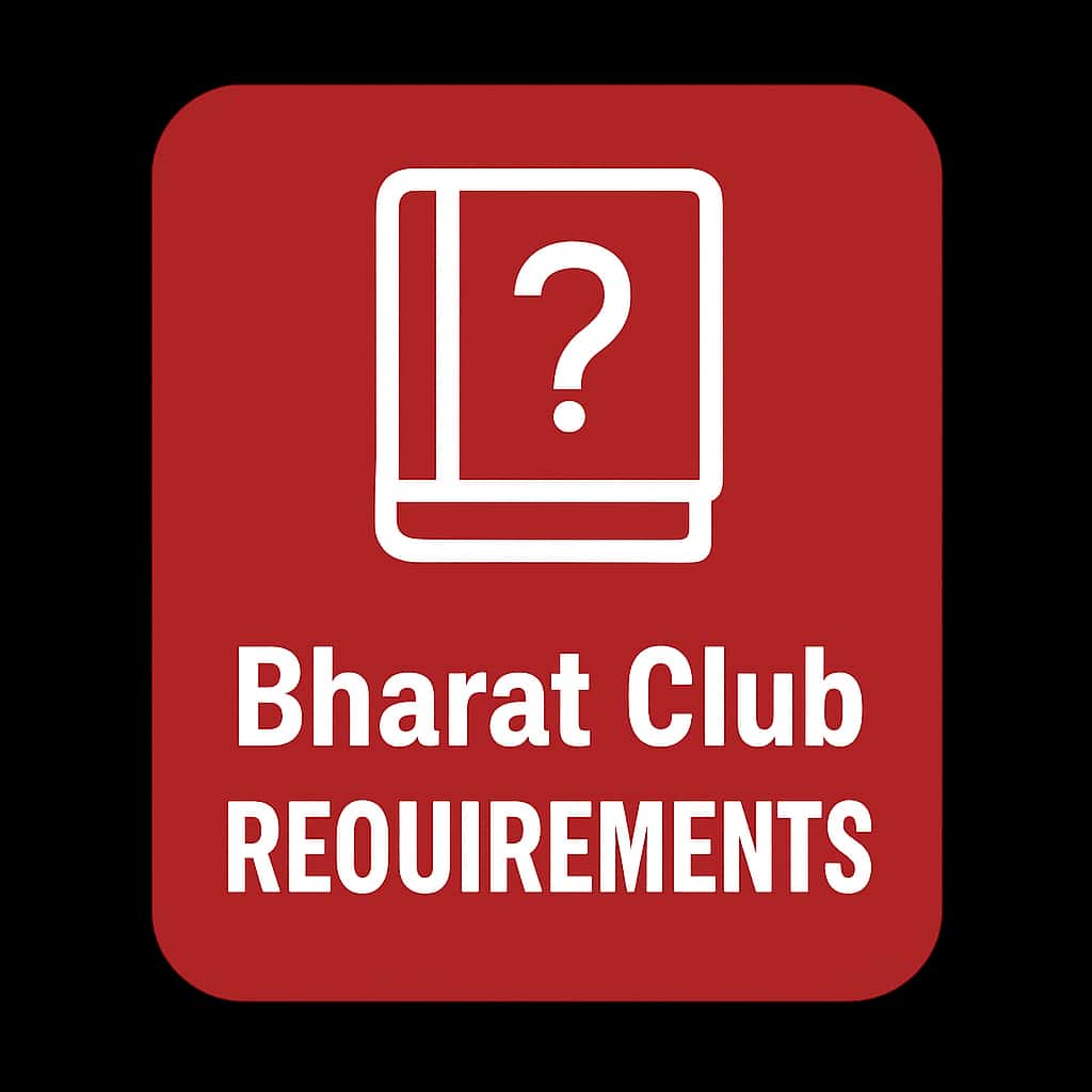 A badge icon symbolizing Bharat Club Requirements.