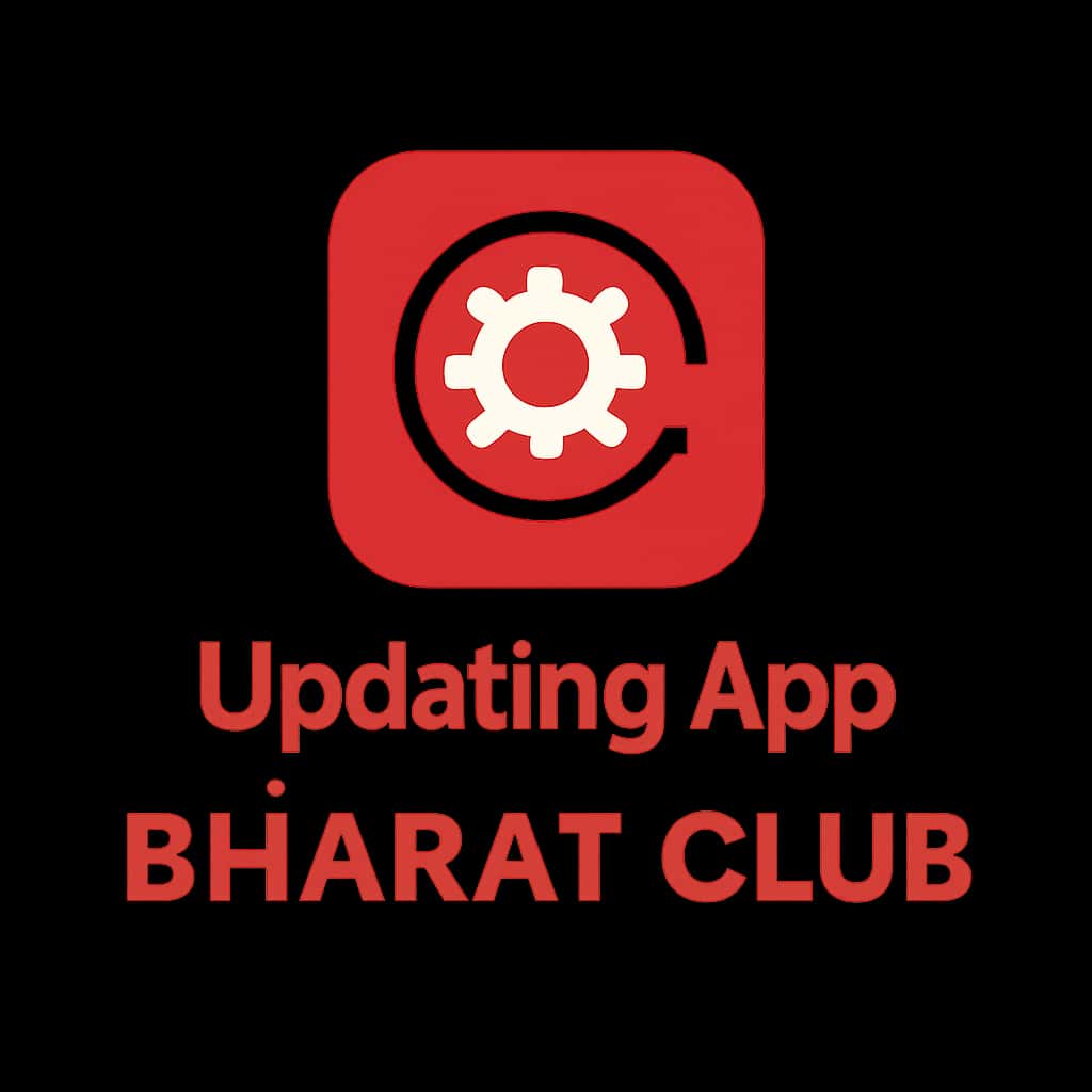 Icon representing the guide for updating the Bharat Club app.