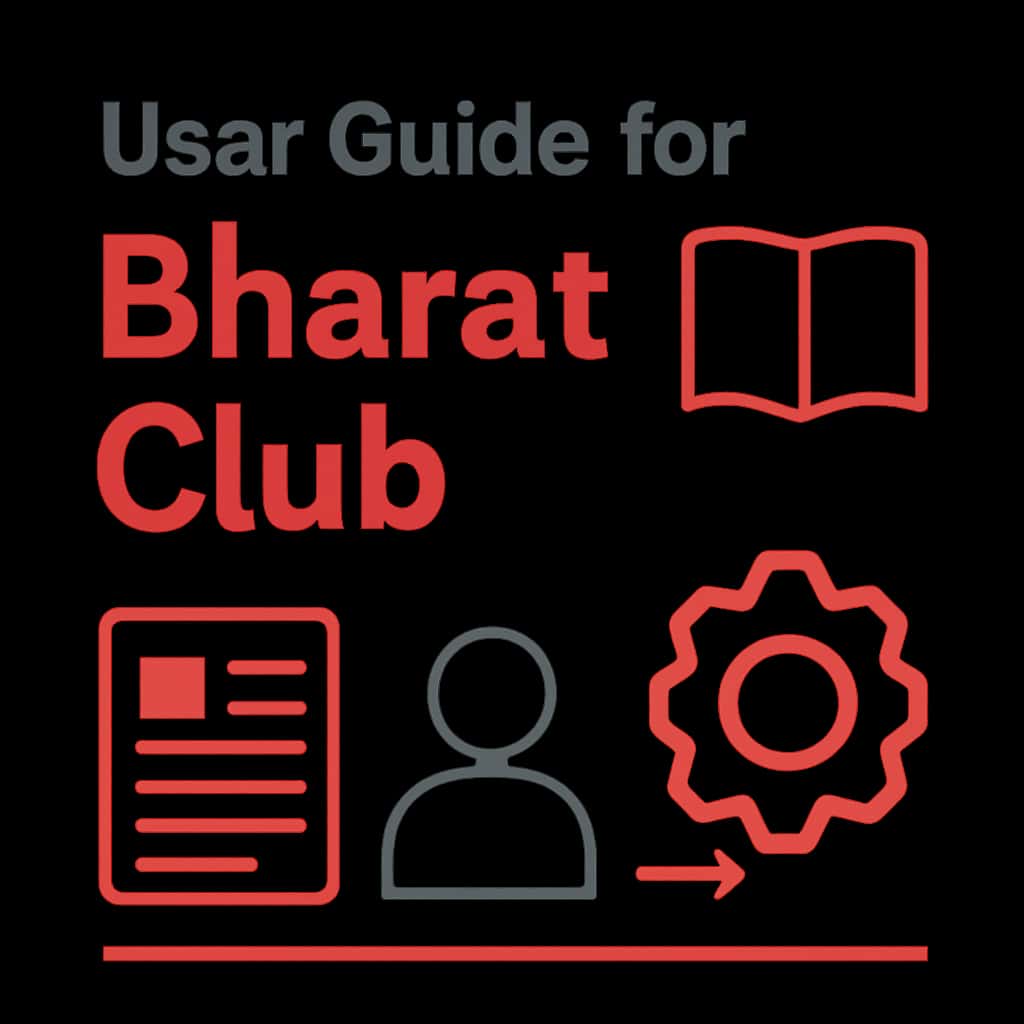 Illustration explaining installation steps for Bharat Club.