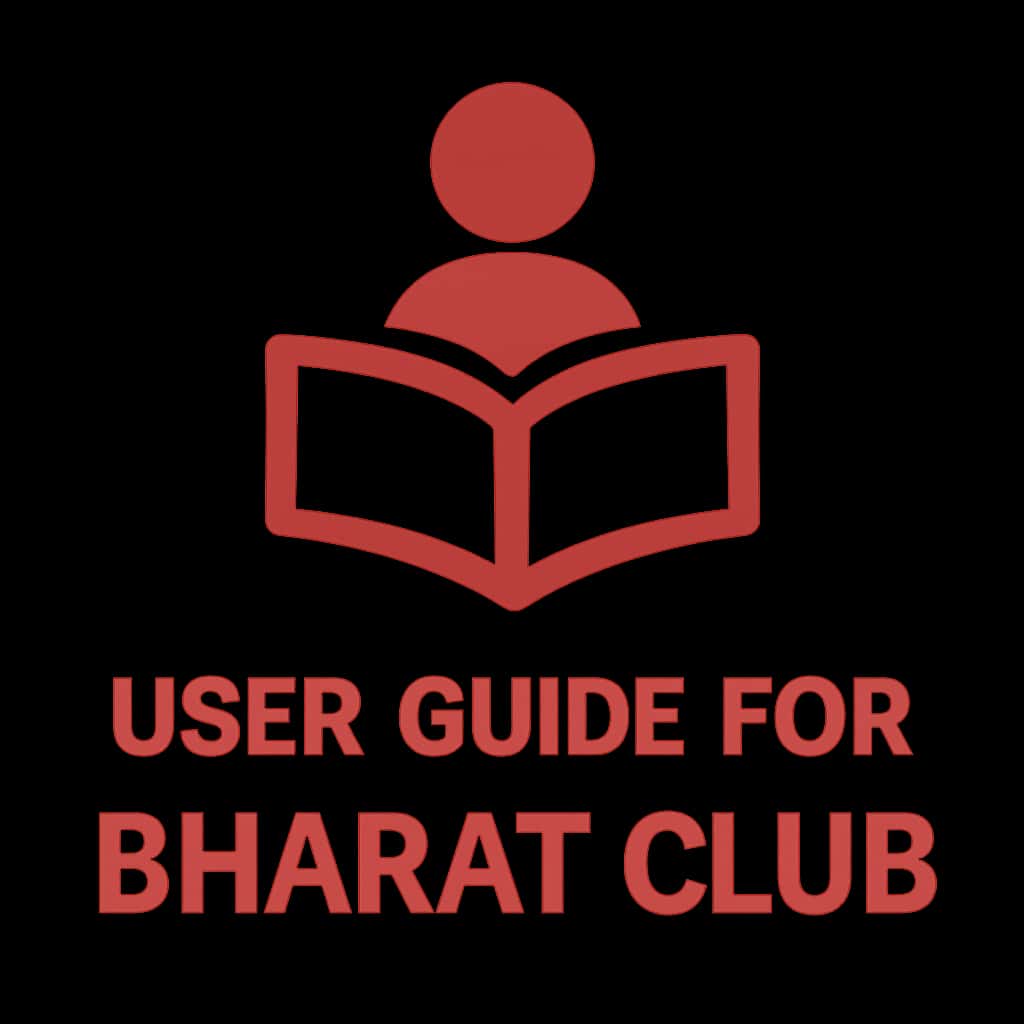 Icon representing User Guide for Bharat Club.